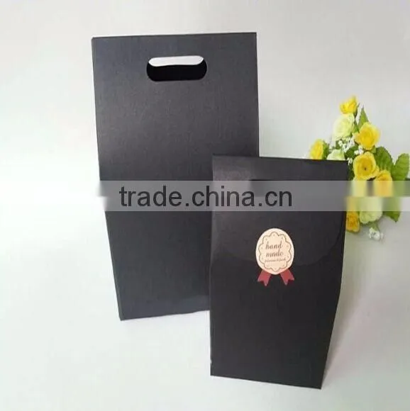High quality exquisite wine paper packaging bag/kraft paper bag for wine