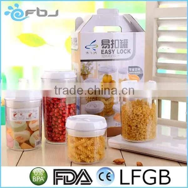 Wholesale Clear Plastic Cylinder Food Containers