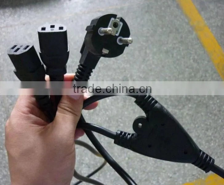 Y splitter power cord