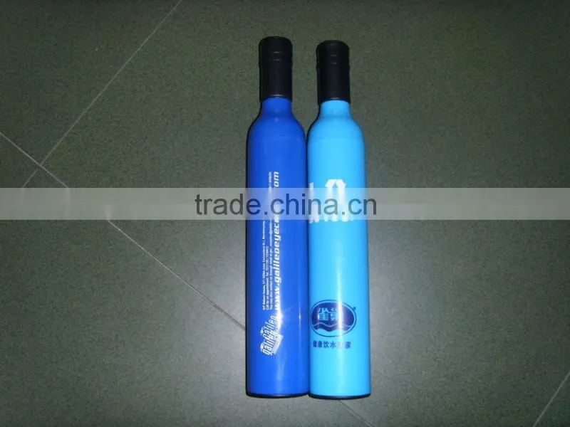 2015 new design promotional customized Wine bottle umbrella,cocktail umbrella