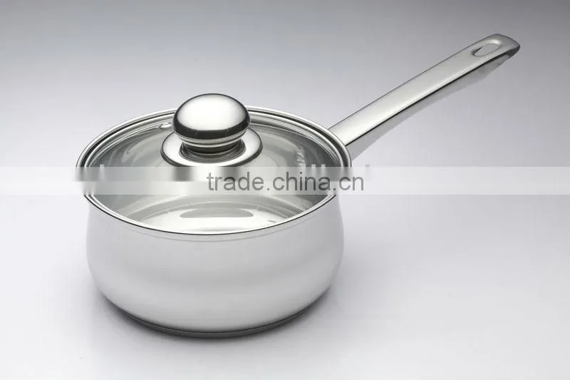 Chuangdong satin polish 12pcs cookware set