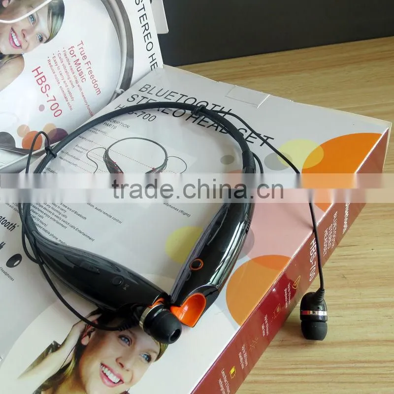 2014 Newest in-ear LG HBS-800 Wireless Bluetooth Headset bluetooth V4.0
