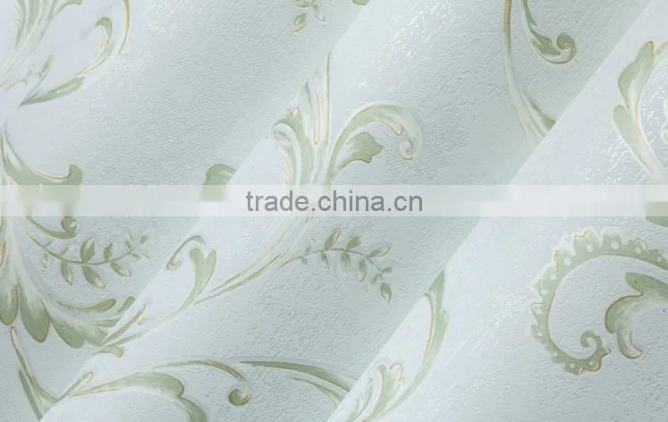 latest wallpaper design european style rural Non woven Wallpaper
