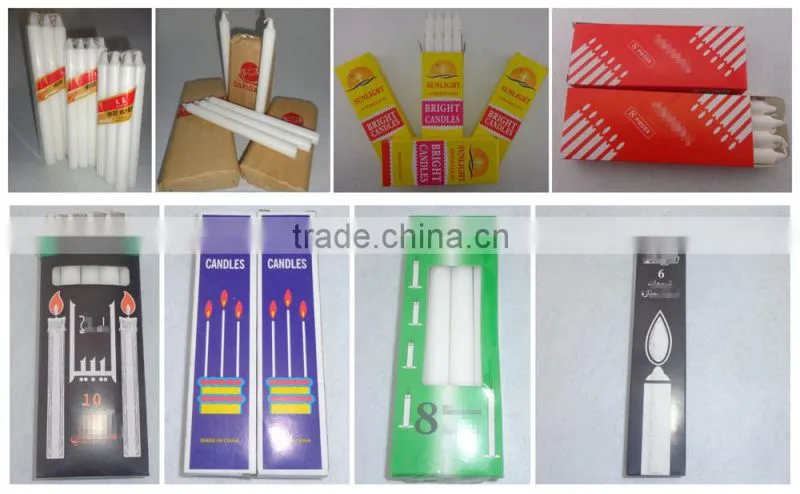 bulk pure white candles / normal lighting paraffin white candle Nancy:+86 15097479316