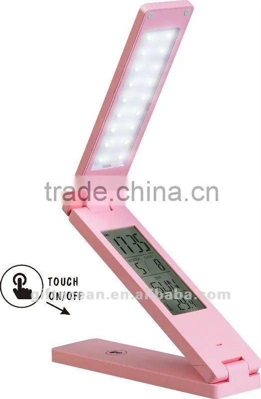 led reading light,led table lamp,with digital calendar clock