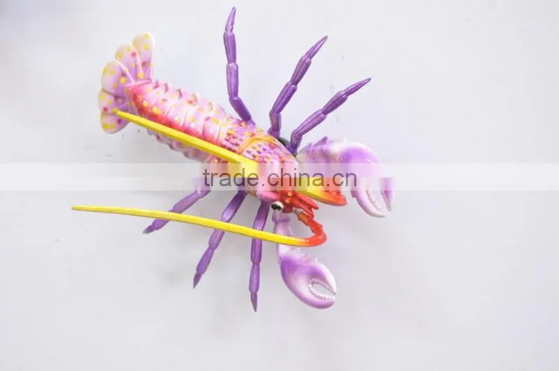 5 inch Plastic Lobster Animal Refrigerator Magnet, Magnetic Sticker