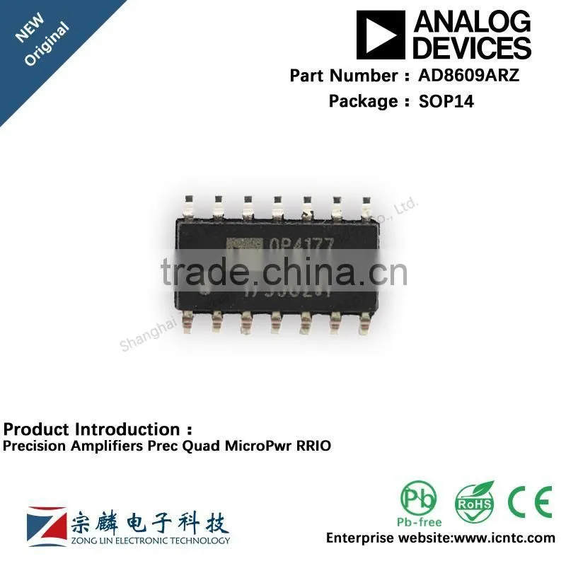 Genuine original AD8609ARZ SOP14 SOP14 AD8609 Precision Amplifier