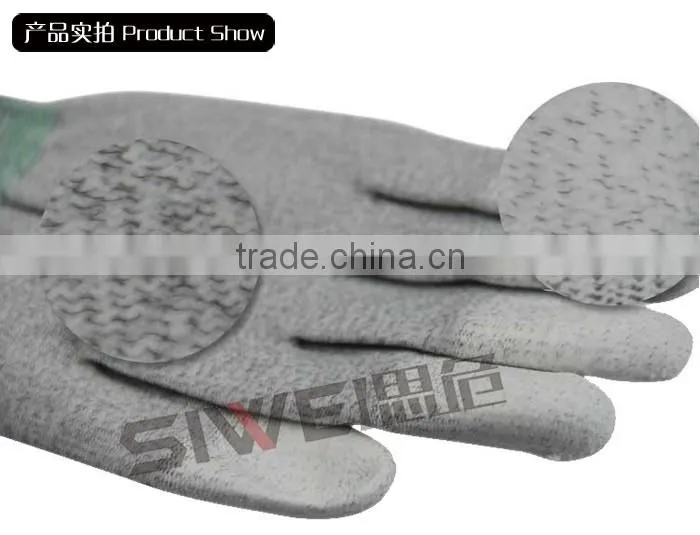 SEEWAY 13 Gauge Seamless Knitted Carbon Fiber ESD Hand Gloves For Electronics Working