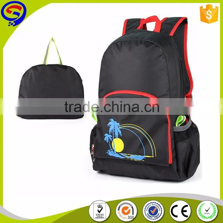 hot selling! cheap price! Free Sample! Waterproof foldable Nylon backpack