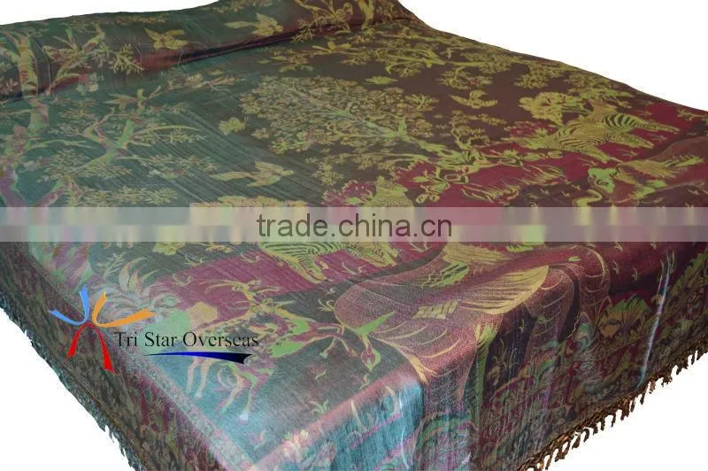 indian sofa throws in silk
