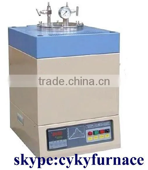 1200C laboratory crucible muffle furnace / vacuum crucible furnace for melting