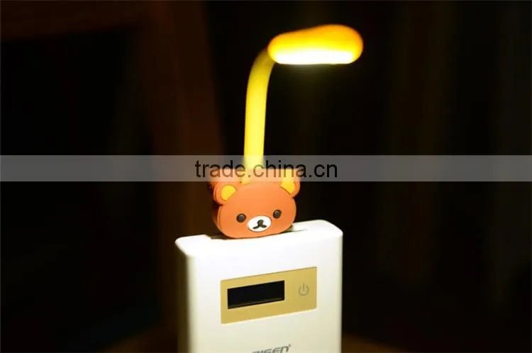Promotional mini portable flexible light usb LED lamp