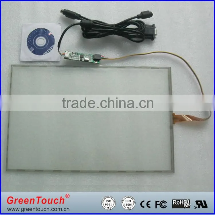 cheapest touch screen panel 18.5 inch 5 wire resistive touch screen with controller
