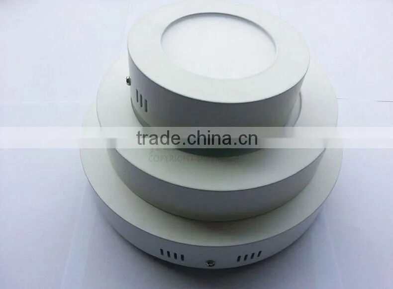 3years warrenty led surface panel light,12w round and square led panel light