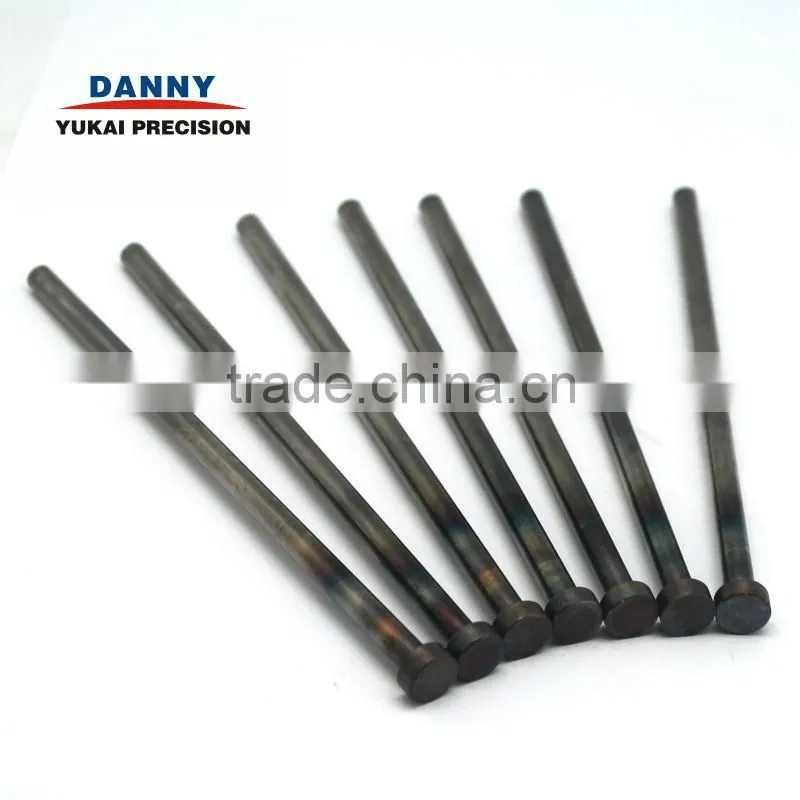 SKD61 nitrided stepped ejector pin for plastic injection mold manufacturer