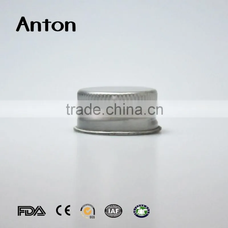 Factory Customized screw aluminum lids for glass jars 43mm