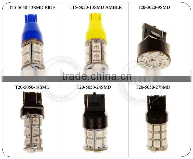 T15 921 T13 White 5050 13SMD LED Tail Turn Signal Rear Light Bulb Lamp PA