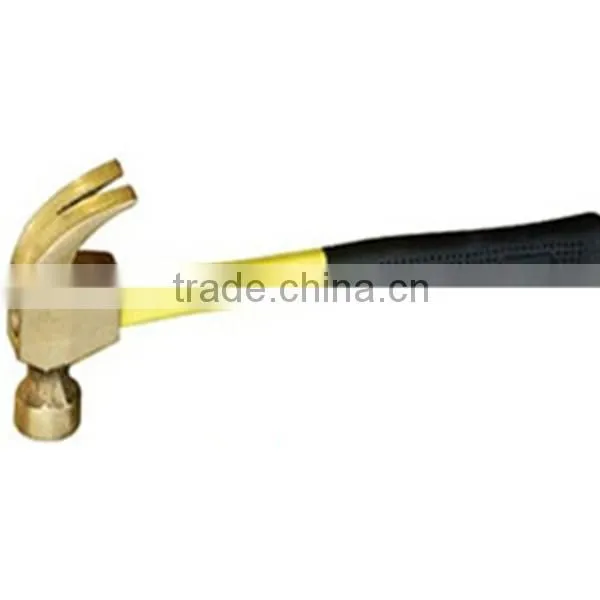 0.25kg/0.5kg/0.68kg beryllium copper non sparking non magnetic Hammer Claw,safety nail hammer