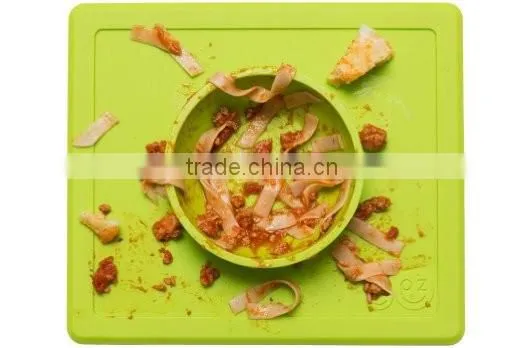 Custom Food Grade Baby One Piece Silicone Placemat