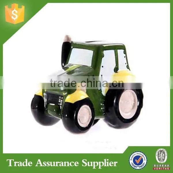 Newest Custom Army Car Run Shape Piggy Bank Resin Gift