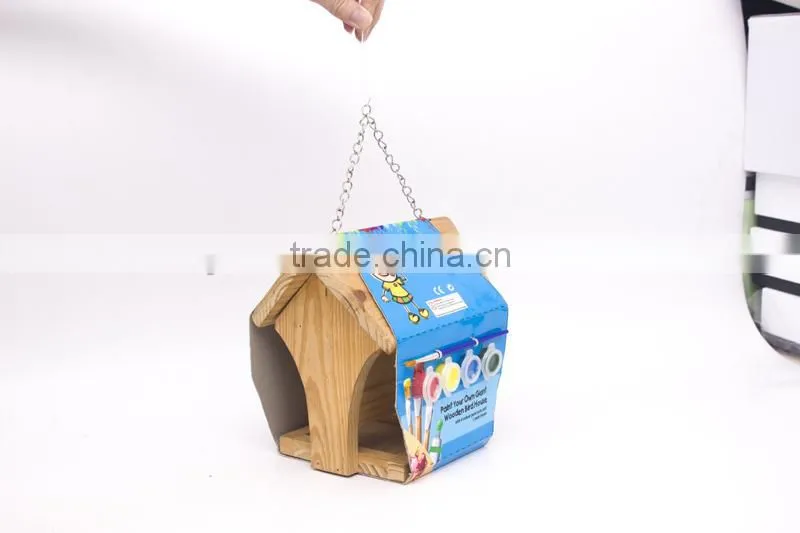 DIY PAINT WOOD CRAFTS BIRD FEEDER