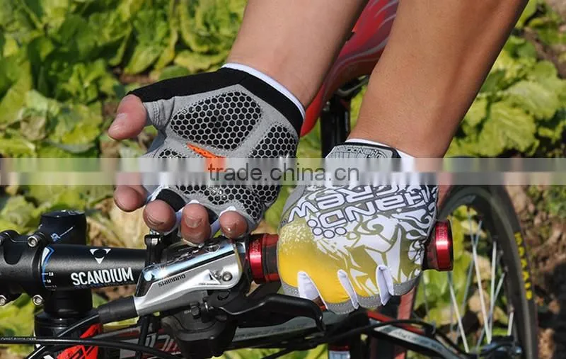 4 Colors 3D Gel Breathable Mountain Bike Summer Cycling Gloves Half Finger