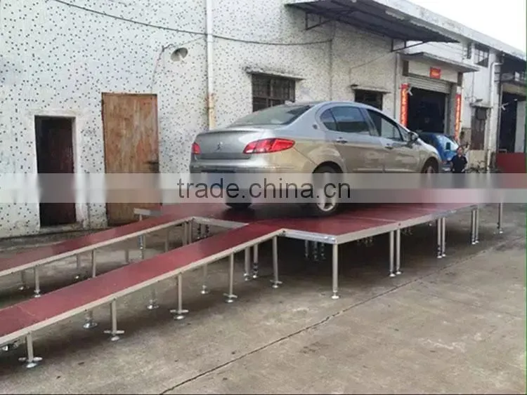 Simple type aluminum portable mini stage