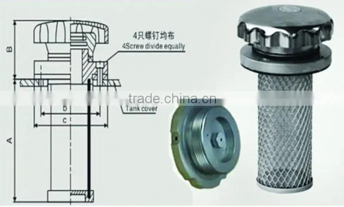 EF-80 automotive plastic fuel tank cap