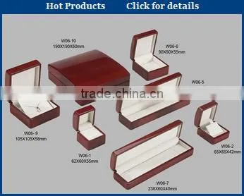 custom wooden packaging set, high quality wood jewelry boxes wholesale,lacquer wooden jewelry gift box
