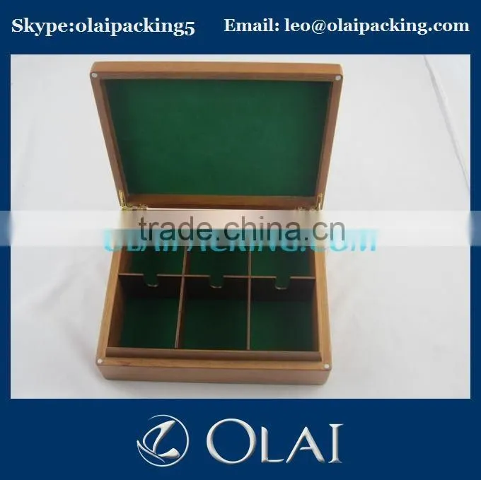 wooden tea box with compartments,drawer type wooden box,dispaly tea box