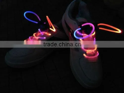 fashionable led glowing electric shoelaces