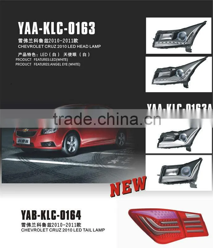 Chevrolet Cruze 2010-2013 angel eyes LED head lamp