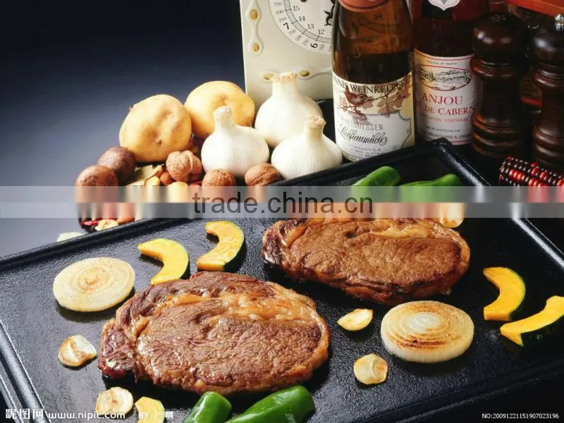 1/3 grooved multipurpose table top electric steak griddle