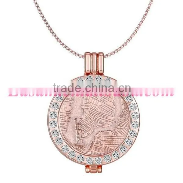European style locket necklace/gold necklace