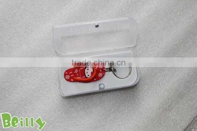 The top quality fashion slipper shape USB cover with keychain