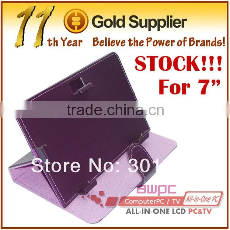 Christmas gifts! Tablet pc case 7'' with stand holder slim case for 7 tablet mid
