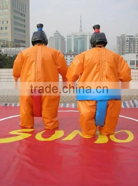 2016 Hot sales adult inflatable sumo wrestler costume sale