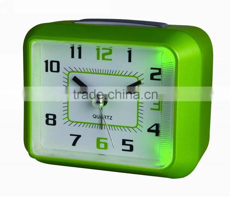 LED touch light square Alarm clocks with snooze crescendo Beep sound