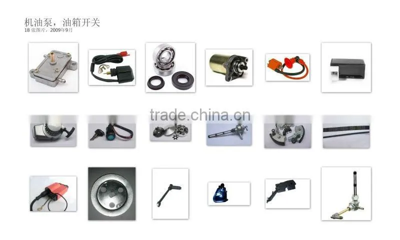 motorcycle parts for 49cc to 250cc motorcycle and scooter