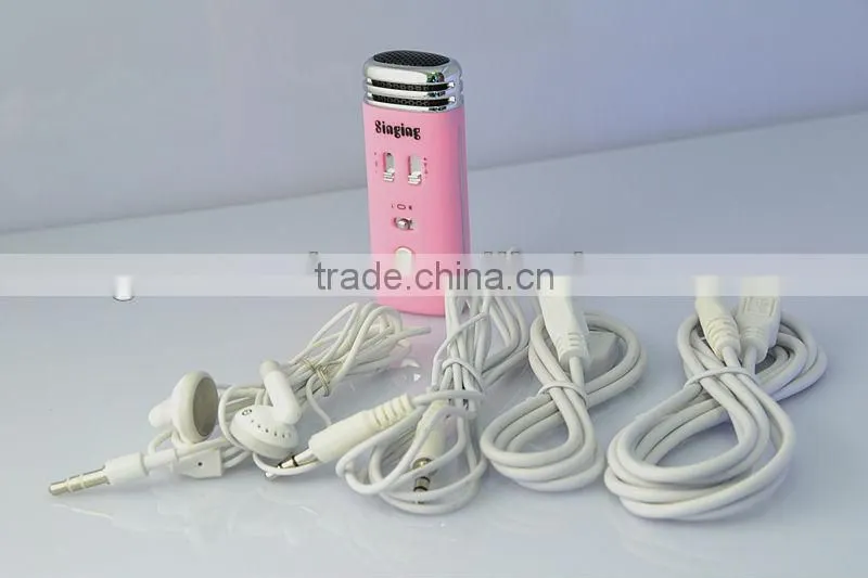 Newest unique portable Mini karaoke player for Laptop,Mobile phone,mp3,mp4