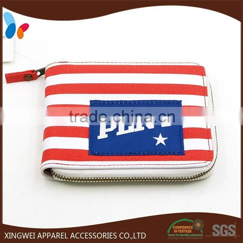 design fashion printed canvas women wallet