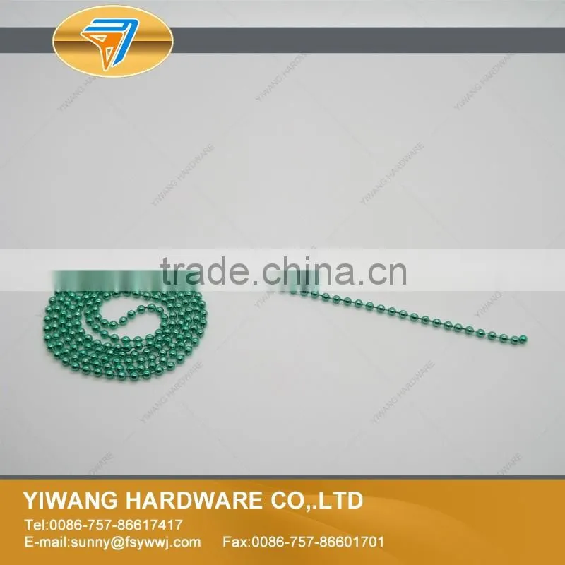 Fancy Electroplating Iron Bead Chain Necklace