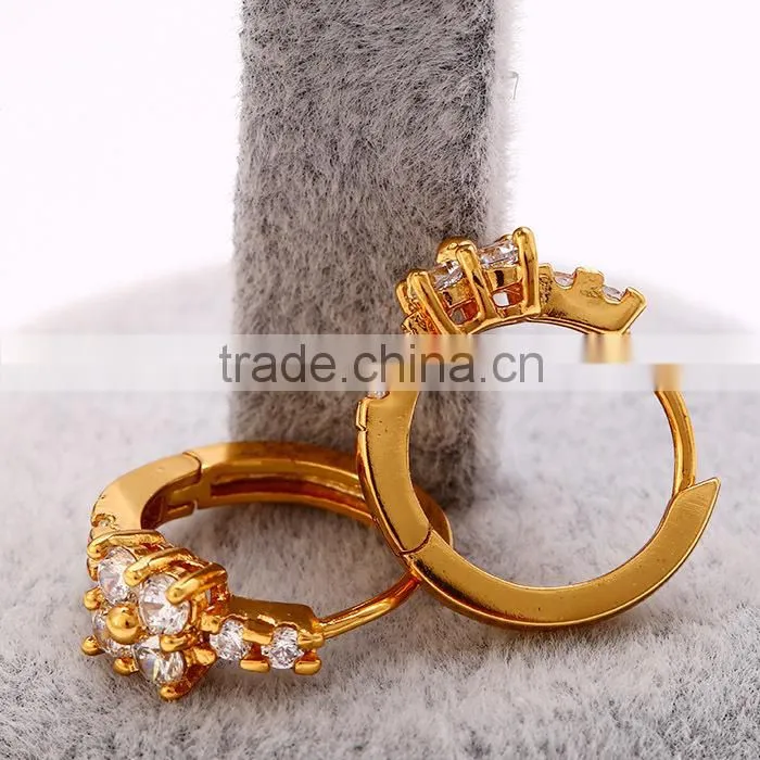 xuping fashion 24K gold color earring for women