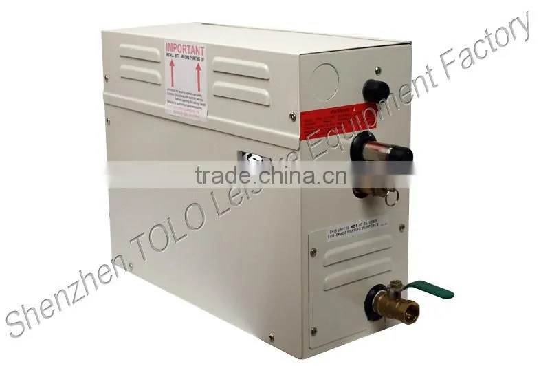 Automatic steam machine for steam generator shower