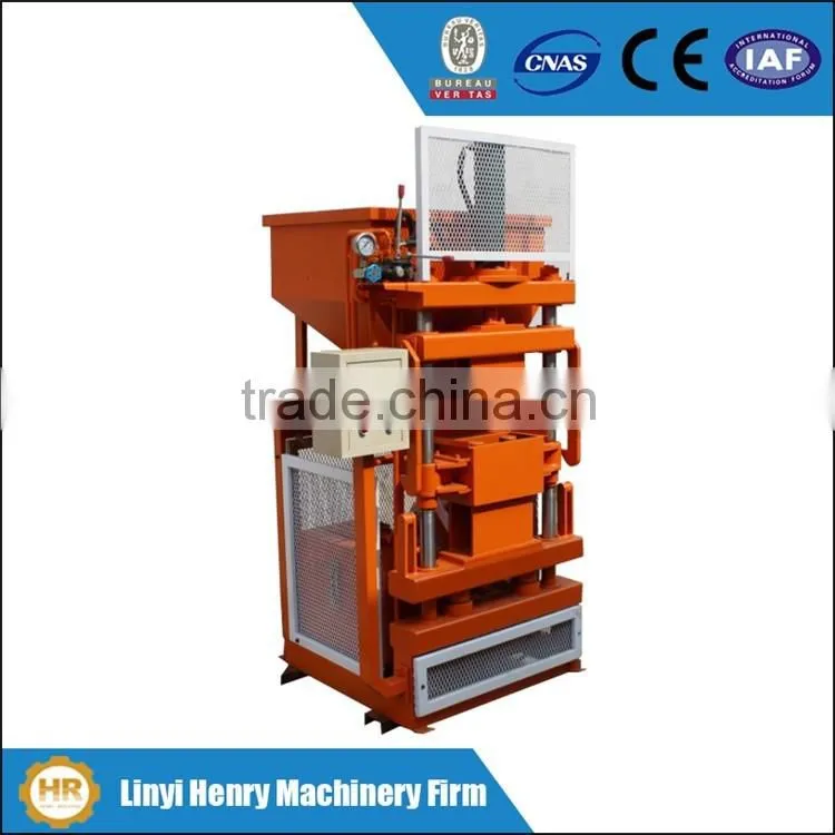 HR1-10 full automatic eco hydraulic interlocking brick making machinery price