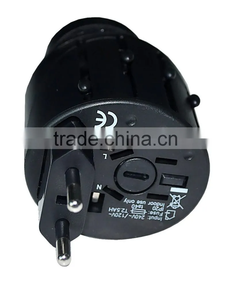 World Travel Adapter with USB Charger