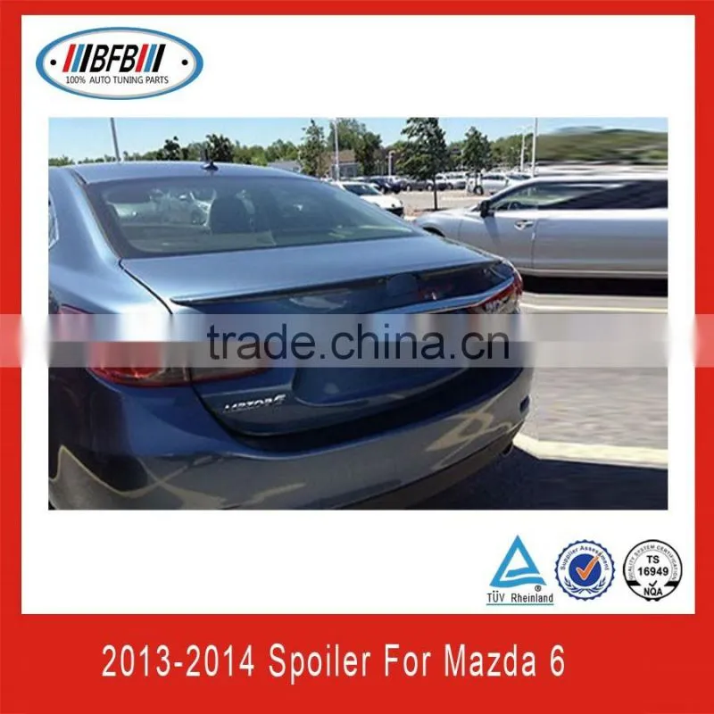 hot selling car bodykits M6 LCI Style ABS lip rear spoiler for mazda 6 2013 2014 wholesale