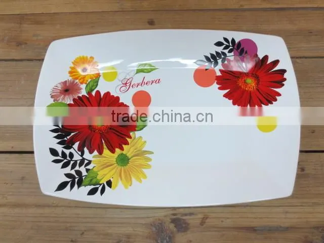 Kitchenware Type Ceramic Rectangle Catering Serving Dish