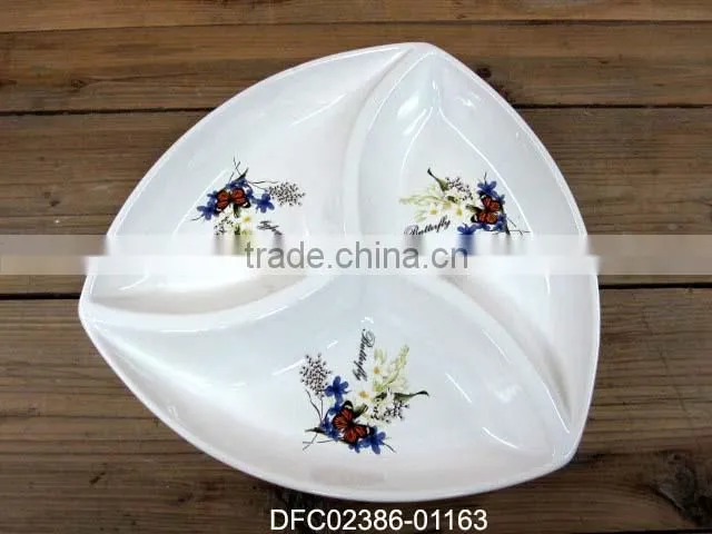 Elegant Party Used 2 Tiers of Ceramic Cake/ Candies/ Fruit Serving Plate