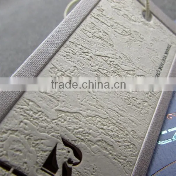 Embossed Logo Frames Hangtags Cardboard